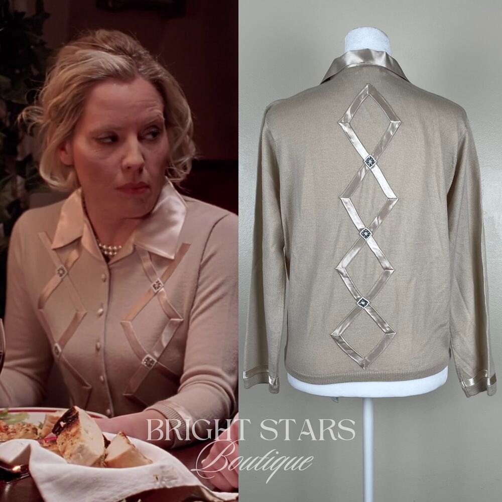 Rare Cardigan ASO Anya Buffy the Vampire Slayer Wool Silk Blend Classic - Picture 2 of 13